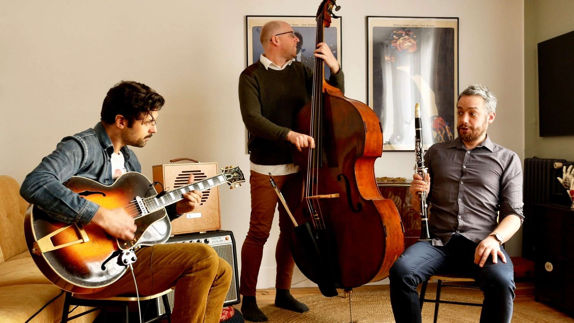 Romain Vuillemin trio artwork from 38Riv Jazz Club